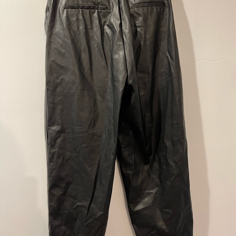 H&M size 8 leather pants
